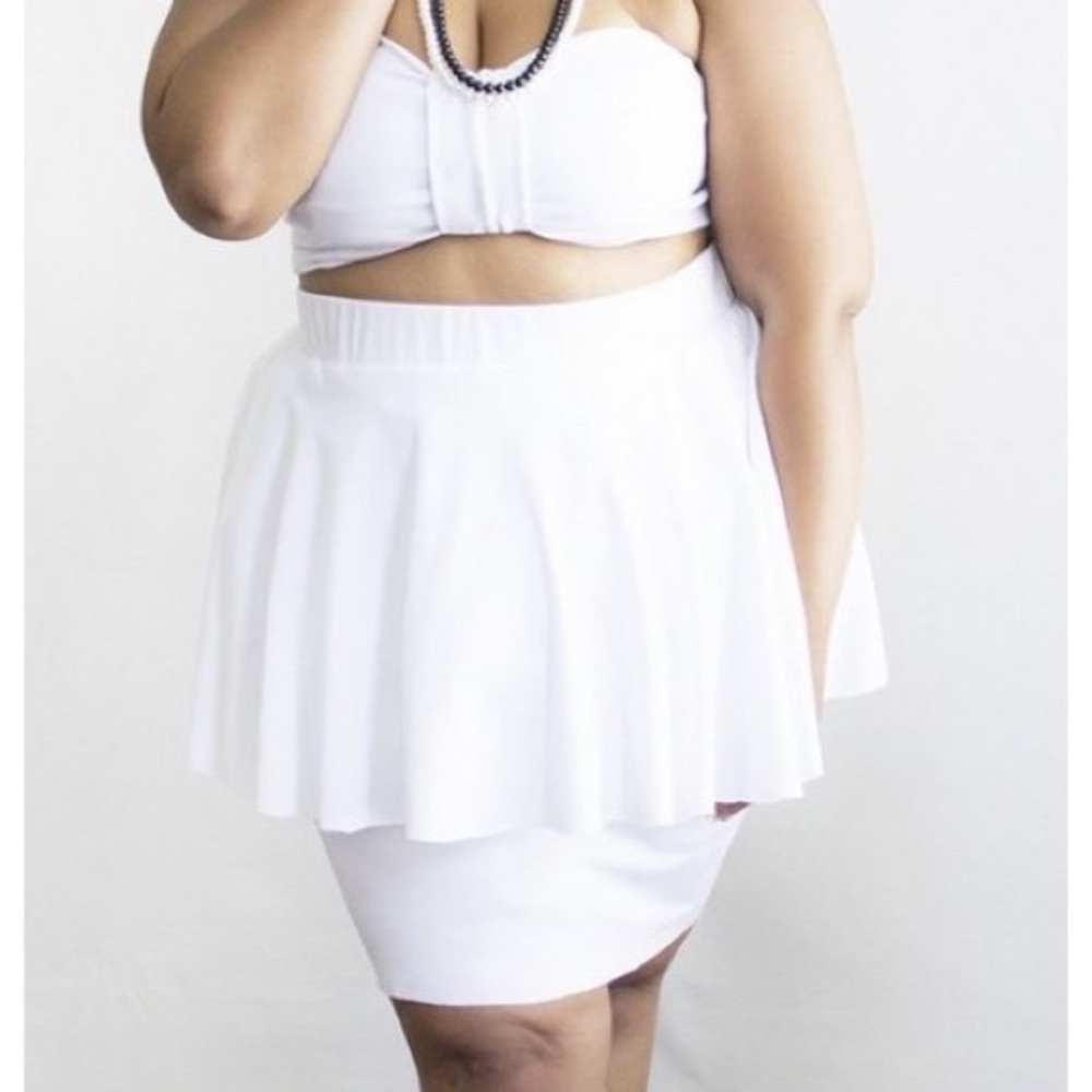 Peplum skirt